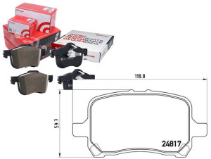 Klocki Hamulcowe Chevrolet Hhr 06- Przód Brembo