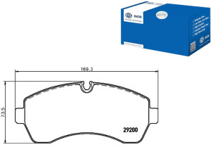 Klocki Hamulcowe Hella Pagid 2e0698151c 2e0698151a