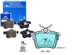 Klocki Hamulcowe Ceramiczne Citroen C5 Iii Peugeot