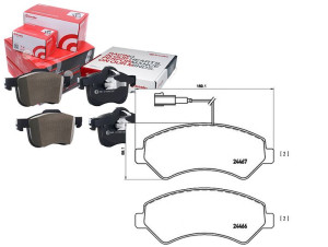 Klocki Hamulcowe Fiat Ducato 06- Brembo