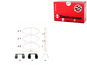 Klocki Hamulcowe Honda Cr-v 02-06 Zimmermann