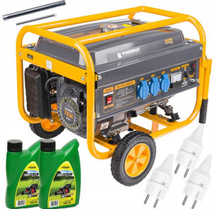 Agregat PRĄDOTWÓRCZY Generator 3000W 230V Koła AVR PM-AGR-3000M2K