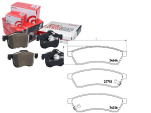 Klocki Hamulcowe Chevrolet Epica 06- Tył Brembo
