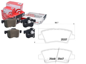 Klocki Hamulcowe Kia Optima 10- Tył Brembo
