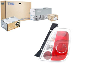 Lampa (ramka Chrom) Abarth 500 / 595 / 695 Fiat 50