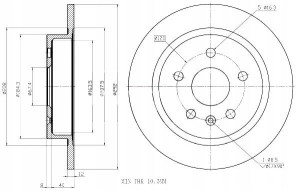Tarcze Ham. 2szt Opel T. Insignia Felga 16 Maxgear