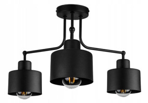 Lampa sufitowa industrialna żyrandol 3xE27