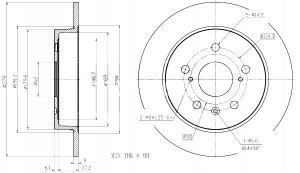 Tarcze Ham. 2szt Suzuki T. Sx4 06- Maxgear