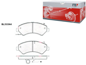 Klocki Hamulcowe Citroen Jumper Fiat Ducato Peugeo