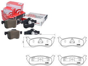 Klocki Hamulcowe Ford Explorer 01-02 Tył Brembo