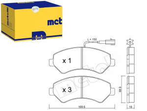 Klocki Hamulcowe Citroen Jumper 06- Metelli