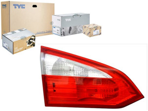 Lampa (część Wewnętrzna Kolor Szkła Czerwony) Ford