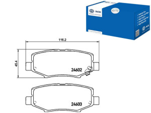 Klocki Hamulcowe Hella Pagid 68003776aa K 37698