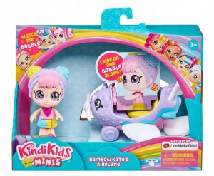 Kindi Kids Mini lalka Rainbow Kate samolot 50083