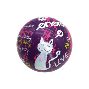Piłka Gumowa 18cm Enero Love Kitty