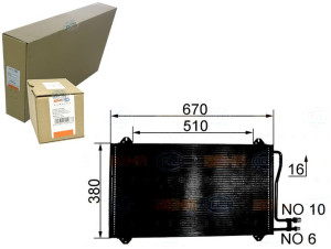 Skraplacz Behr Hella 9015000554 9015000454 A
