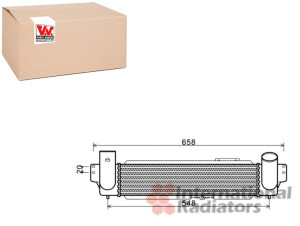 Intercooler Kia Van Wezel