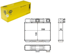 Nagrzewnica Bmw E46 98- Hella