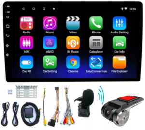 Radio Samochodowe 2DIN 9'Android 10 2/32GB RDS+DVR