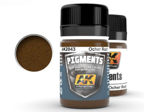 Pigment Ocher Rust AK2043 AK Interactive