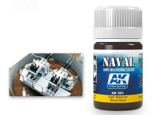 Dark wash for wood deck AK301 AK Interactive