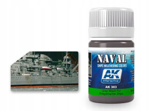 Wash Grey Kriegsmarine Ships AK303 AK Interactive