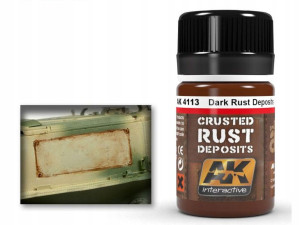 Weathering Dark rust deposits AK4113 AK