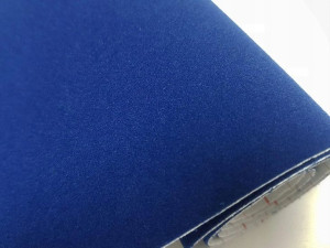 premium Okleina Klejowa Welur Niebieski szer. 45cm