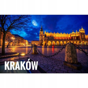 Magnes na lodówkę z Krakowa Kraków Wawel Rynek