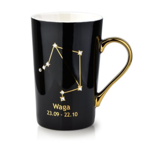 Duży Kubek Porcelanowy Znak Z Zodiaku Waga 430ml