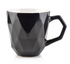 Czarny Kubek Ceramiczny Do Kawy Herbaty 400ml