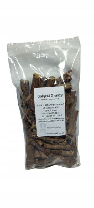 Gałązki Gruszy 100g Przysmak Dla Królika Gryzonia