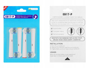 Końcówki Eb17-p Do Szczoteczki Elektrycznej 4 Szt