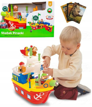 Edukacyjny Statek Piracki Mówiący Po Polsku + Zeszyt Gratis
