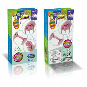SLIME Zestaw do robienia glutów GLUT Z CEKINAMI