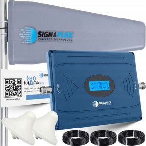 Wzmacniacz Zasięgu Sygnału Dcs 4g Lte Agc 3 Anteny