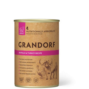 Grandorf Buffalo & Turkey Karma Dla Psa 400 g