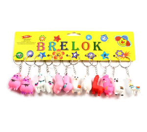 BRELOK LAMA alpaka breloczek prezent ZESTAW 12szt