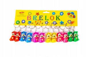 Piesek Gumowy Brelok Do Kluczy Zawieszka 12szt