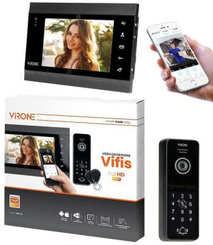 Wideodomofon Wi-fi Virone Vdp-61fhdzd/b