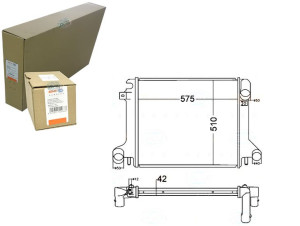 Chłodnica Silnika Behr Hella 9735000803 A 134280n