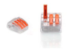 Złączka Do Przewodów Zatrzaskowa 0,2-4,0mm2 Pc-233 3gniazda (1szt.)