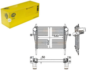 Intercooler Chłodnica Powietrza Doładowującego [hella]