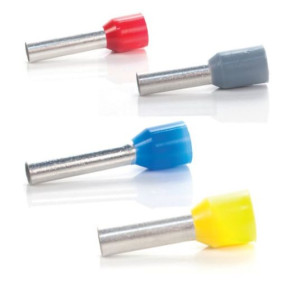 Tulejka Izolowana 0,5mm2 Dui-0,50-8 Biały (100szt.)