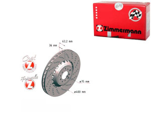 Tarcze Hamulcowe 2szt Bmw 5 F10 F18 M5 11- Pp Zimm