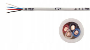 Przewód Alarmowy Domofonowy Bitner Ytdy 12x0,5 - 100m