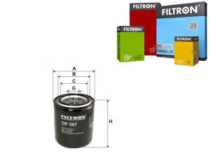 Filtr Oleju Mazda Ford Filtron