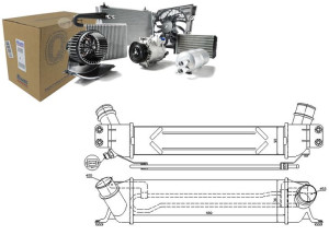 Intercooler Hyundai Nissens