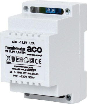 ACO TR DIN 12V 1,2A Transformator na szynę DIN