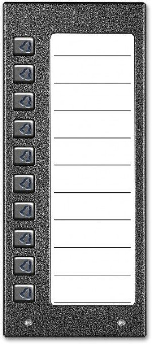 ACO CDN-10NP ST Podświetlany panel listy lokatorów z 10 przyciskami